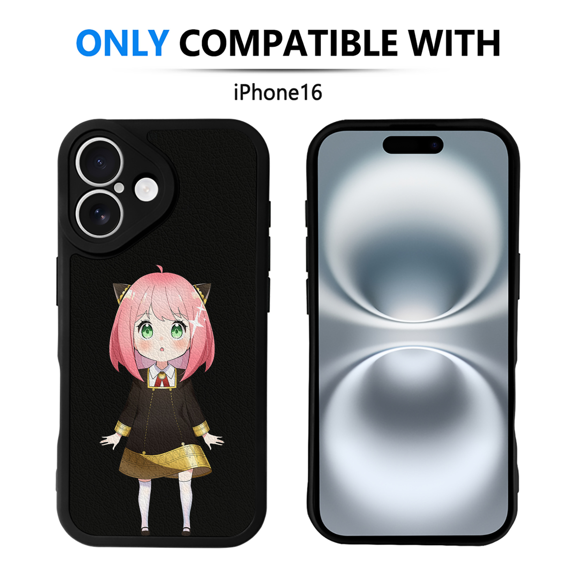 （画像用） SPY×FAMILY间谍家家酒 【iPhone 16シリーズ対応】シリコンスマホケース（レザー調） 材質：シリコン